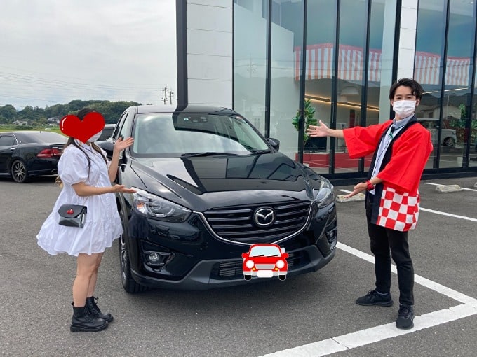 I様CX-5のご納車おめでとうございます。01