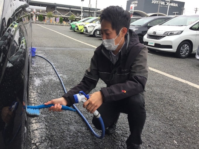 寒くても洗車☆☆01