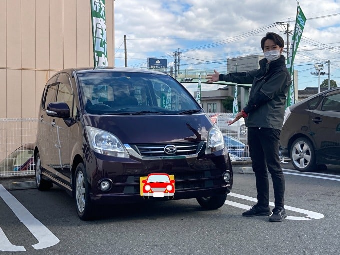 M様ムーヴのご納車おめでとうございます。01