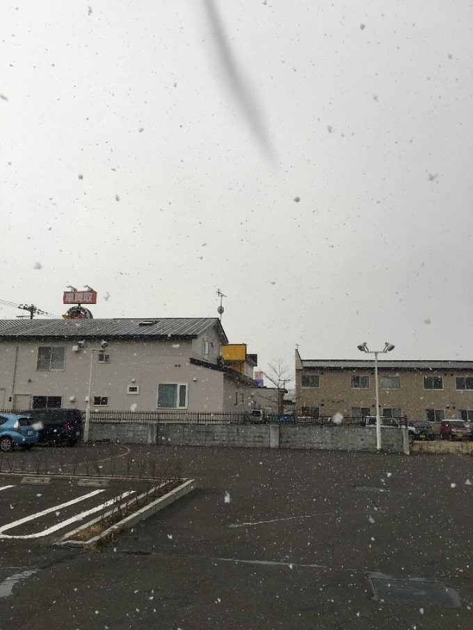 雪降ってきましたね01