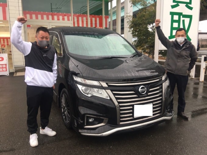 ご納車 H29年エルグランド 車買取販売ならガリバー太宰府インター店の事例紹介 G 中古車のガリバー