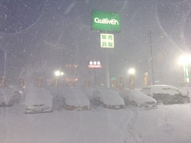 雪は降りますが。。元気に営業中です！01