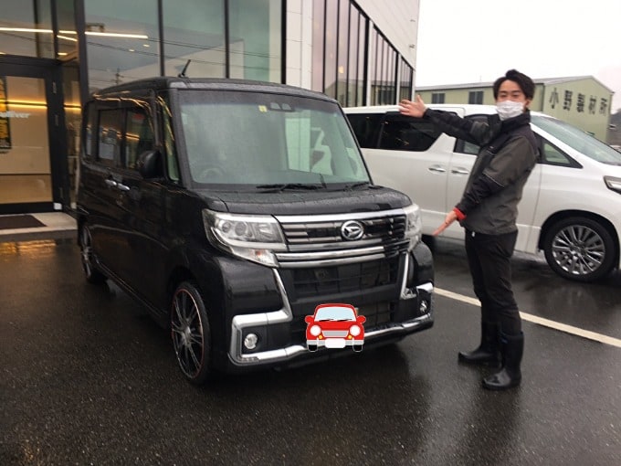 E様タントカスタムのご納車おめでとうございます。01