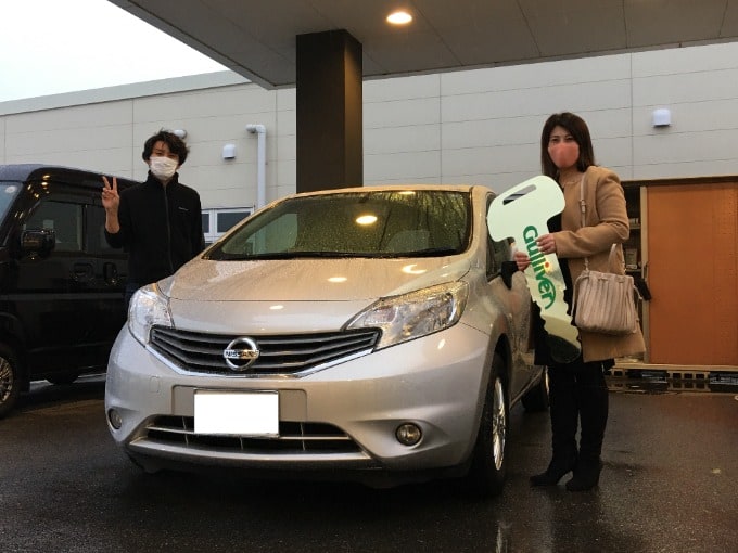 日産　ノート　納車させていただきました！！01