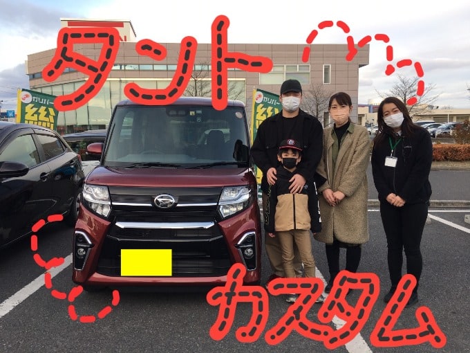 ☆タントカスタムご納車おめでとうございます☆01