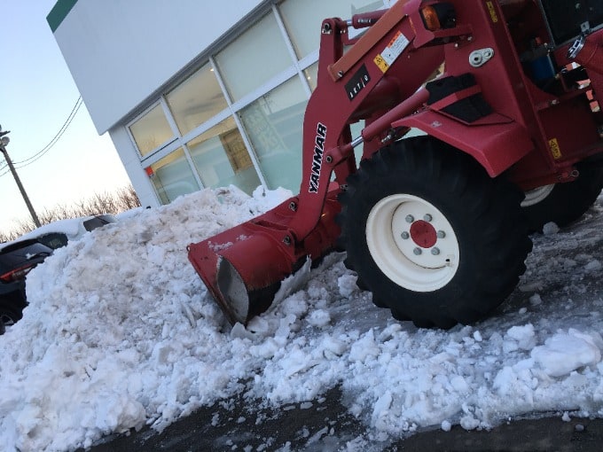 今日の除雪。01