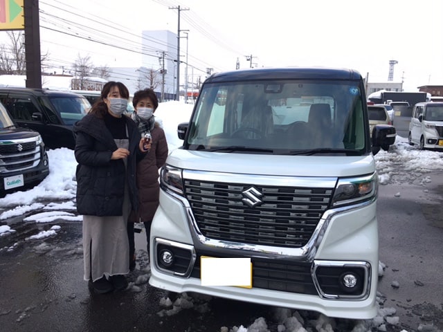 祝！納車おめでとうございます！スペーシアカスタム01