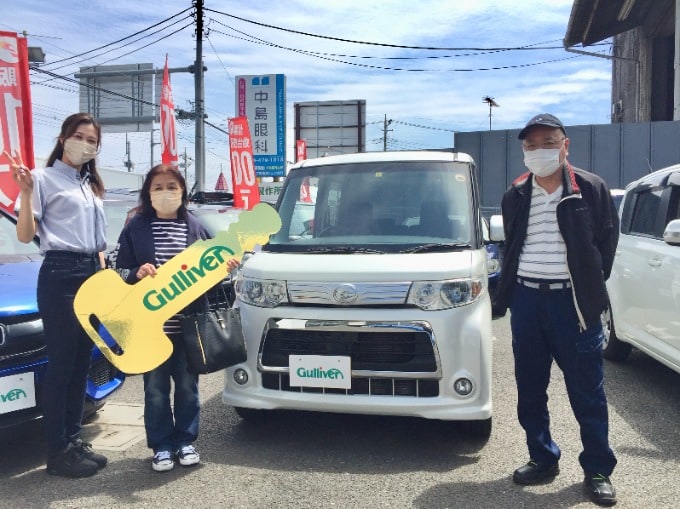 ☆タント ご納車報告☆埼玉県での中古車販売といえばガリバー254新座店01