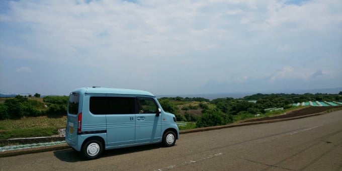 N-VANご納車♪からの海♪02