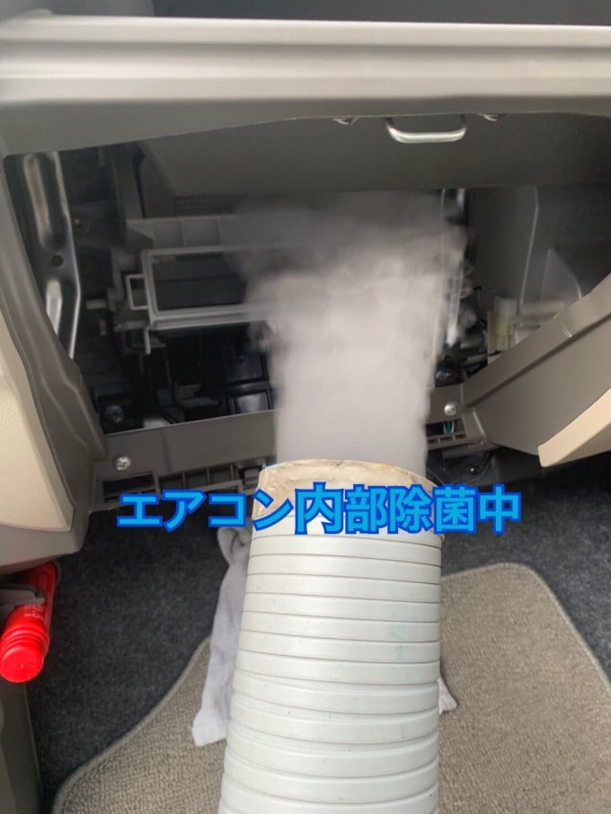 車のエアコン丸洗い(*ﾟ▽ﾟ*)05