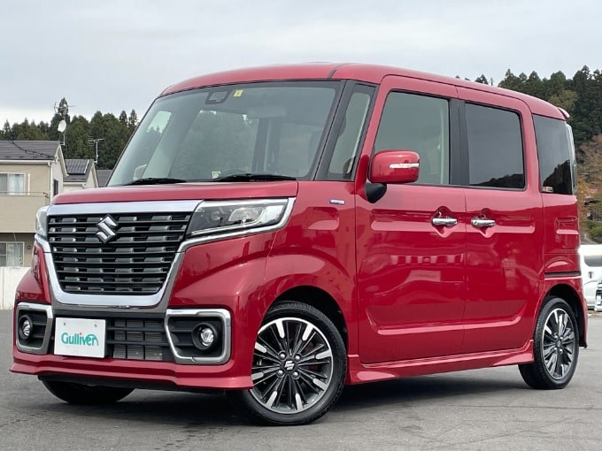 ＊新着入荷＊R2 スペーシア カスタム ＨＹＢＲＩＤ ＸＳ ターボ【岩手 一関 中古車販売 買取 無料査定 】01