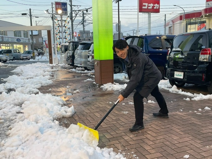 雪が降ってきました～白銀の世界へ02