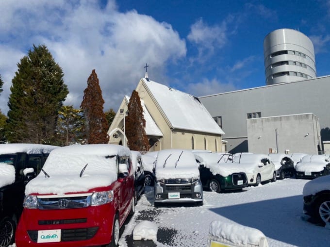 【ガリバー伊賀上野店】雪の中、元気に営業中です！02