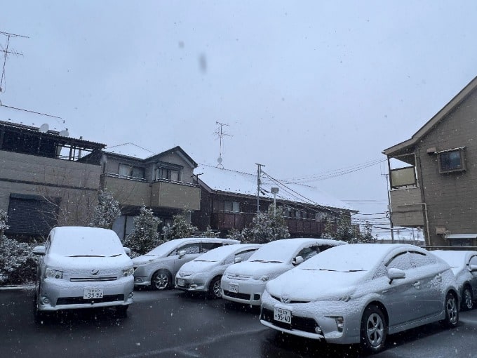 東京でも雪が！！02