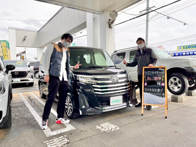 祝☆ご納車〜トヨタ ルーミー カスタムG！！01