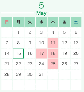 5月営業日のお知らせ01