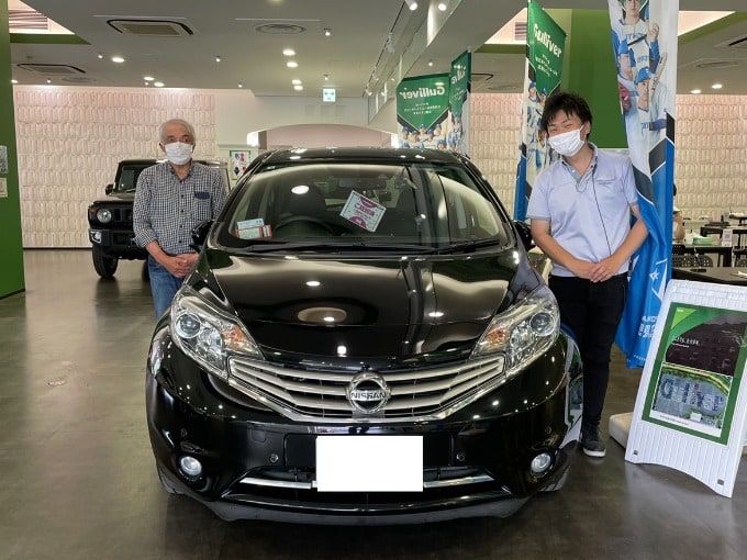 日産 ノート 納車させていただきました！！01