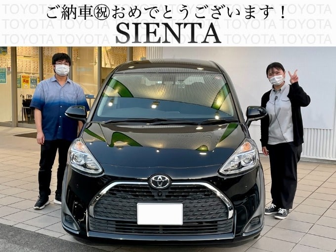 ◆トヨタ　シエンタ◆ご納車おめでとうございます！01