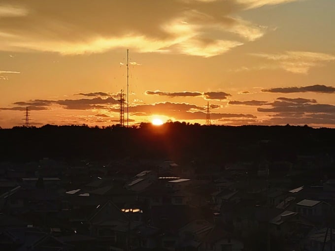 きれいな夕陽でした！01