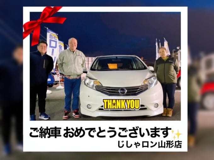 日産ノート！！ご納車おめでとうございます！01