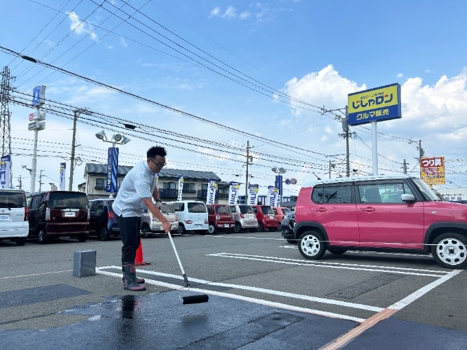 ★じしゃロン長野店 駐車スペース整備★02