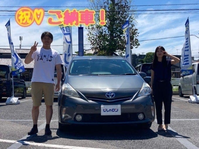 ◆ご納車◆プリウスα ご納車させていただきました！！じしゃロン熊谷店❁01