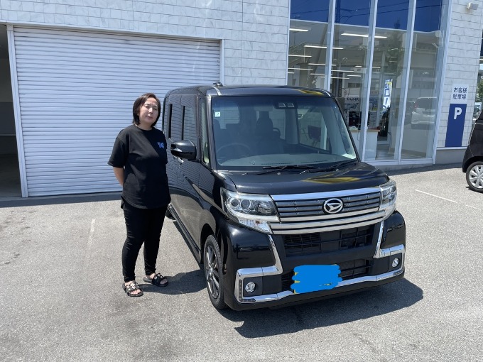 ご納車おめでとうございます！ダイハツ タントカスタムをご納車しました！01