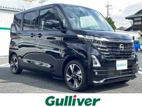 ワンオーナー！ルークス　ハイウェイスター ターボ　黒　22年　210000㌔　両側パワースライドドア　タイミングチェーン！ 日産 ルークス 660 ハイウェイスターGターボ プロパイロット