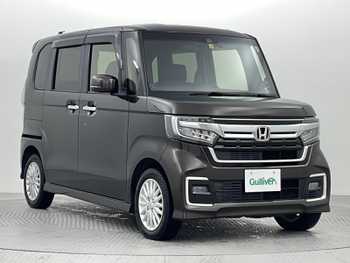 ホンダ Ｎ ＢＯＸ カスタム L 禁煙車 純正ナビ 片側パワースライドドア