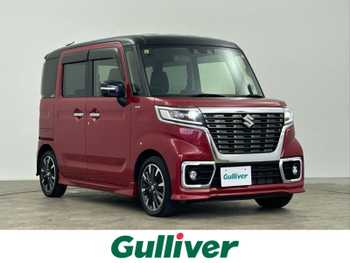 スズキ スペーシア カスタム HYBRID XS 禁煙 純正8型ナビ 両側電動 ETC  フルセグ