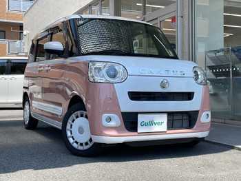 ダイハツ ムーヴ キャンバス ストライプス G 純正10ナビ/両側電動/前後ドラレコ/SA3/TV