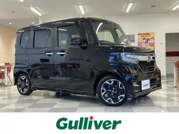 ホンダ Ｎ ＢＯＸ カスタム G L ターボ ホンダセンシング 1オナ純8型ナビフルセグ両側Pスラ衝突軽減