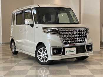 スズキ スペーシア カスタム HYBRID GS 純正8型ナビ 全方位モニター 4WD ドラレコ