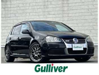 フォルクスワーゲン ゴルフ R32 SDナビ 黒革シート パドルシフト ETC 禁煙