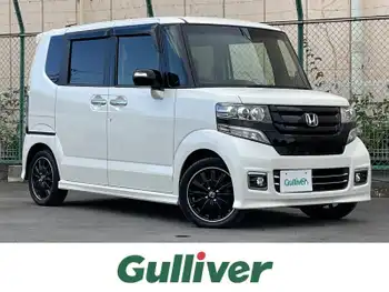 ホンダ Ｎ ＢＯＸ カスタム ターボ SSブラックSパッケージ 純正ナビ バックカメラ パワスラ　クルコン