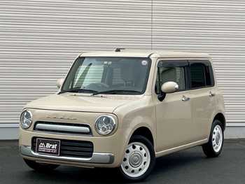 スズキ ラパン ショコラ X 社外SDナビ　電格ミラー