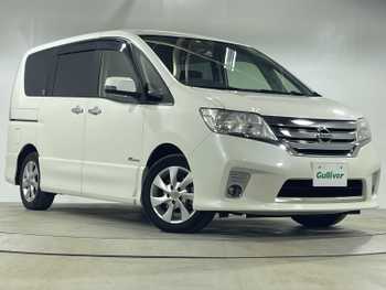 日産 セレナ ハイウェイスター Sハイブリッド 純正ナビ 後席モニタ BSM クルコン Bカメラ