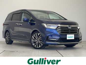 ホンダ オデッセイ ハイブリッド e:HEVアブソルート EX 純正10型ナビ 後席モニター 全方位 BSM LED