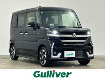 スズキ スペーシア カスタム HYBRID XS 届出済未使用者 純正9型ナビ 両側電動ドア