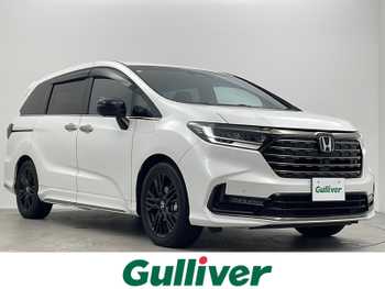 ホンダ オデッセイ ハイブリッド e:HEVアブソルート EXブラックED 純正11型ナビ BSM 置くだけ充電 シトヒタ