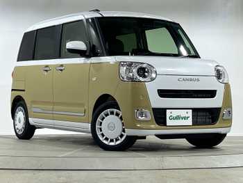 ダイハツ ムーヴ キャンバス ストライプス G 純正ナビ 全周囲カメラ 両側電動 SA