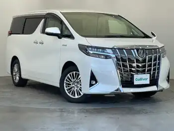トヨタ アルファードハイブリット G Fパッケージ フリップダウンモニター 禁煙車 本革シート