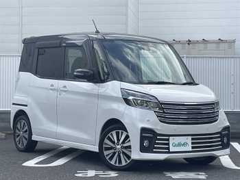 日産 デイズ ルークス ライダーHWSターボ 両側電動ドア 社外7型ナビ フルセグ