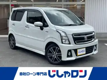 スズキ ワゴンＲ スティングレー HYBRID T ターボ 衝突軽減B ETC 社外ナビ クルコン