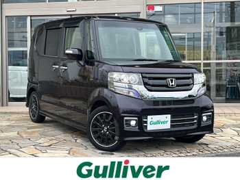 ホンダ Ｎ ＢＯＸ カスタムGターボSSブラッククタイル 純正ナビ Bカメラ クルコン 両側パワスラ