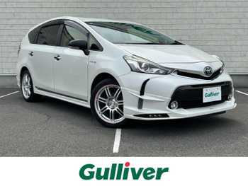 トヨタ プリウス α G TRDエアロ 社外18AW 純8型ナビ 後席モニタ