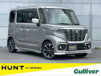 スズキ スペーシア カスタム HYBRID XS ターボ 衝突軽減 両側パワスラ フルセグ クルコン