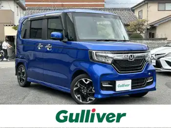 ホンダ Ｎ ＢＯＸ カスタム G L ターボ ホンダセンシング 純正メーカーナビ/ハーフレザー/追従式クル