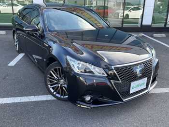 トヨタ クラウン ハイブリッド アスリートS プリクラッシュセーフティ ナビ 本革シート