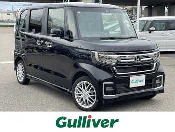 ホンダ Ｎ ＢＯＸ カスタム L ターボ 4WD 純正ナビ TV Bカメラ 両側パワスラ